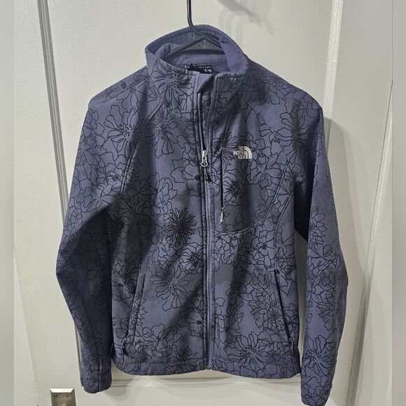 The North Face Apex blue floral jacket sz small, in Excellent condition - Picture 1 of 5